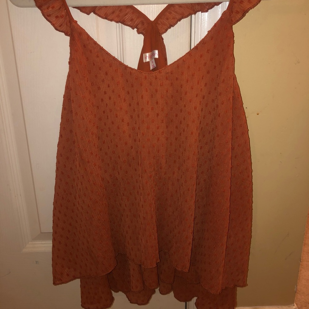 Burnt orange tank